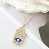 Crystal Hamsa Necklace