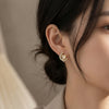 Crystal Moon Studs