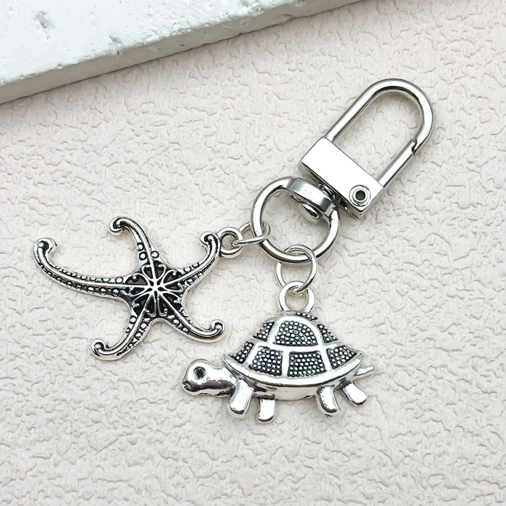 Zinc Alloy Octopus Turtle Starfish Conch Fish Charm Pendant for DIY Bracelet Necklace