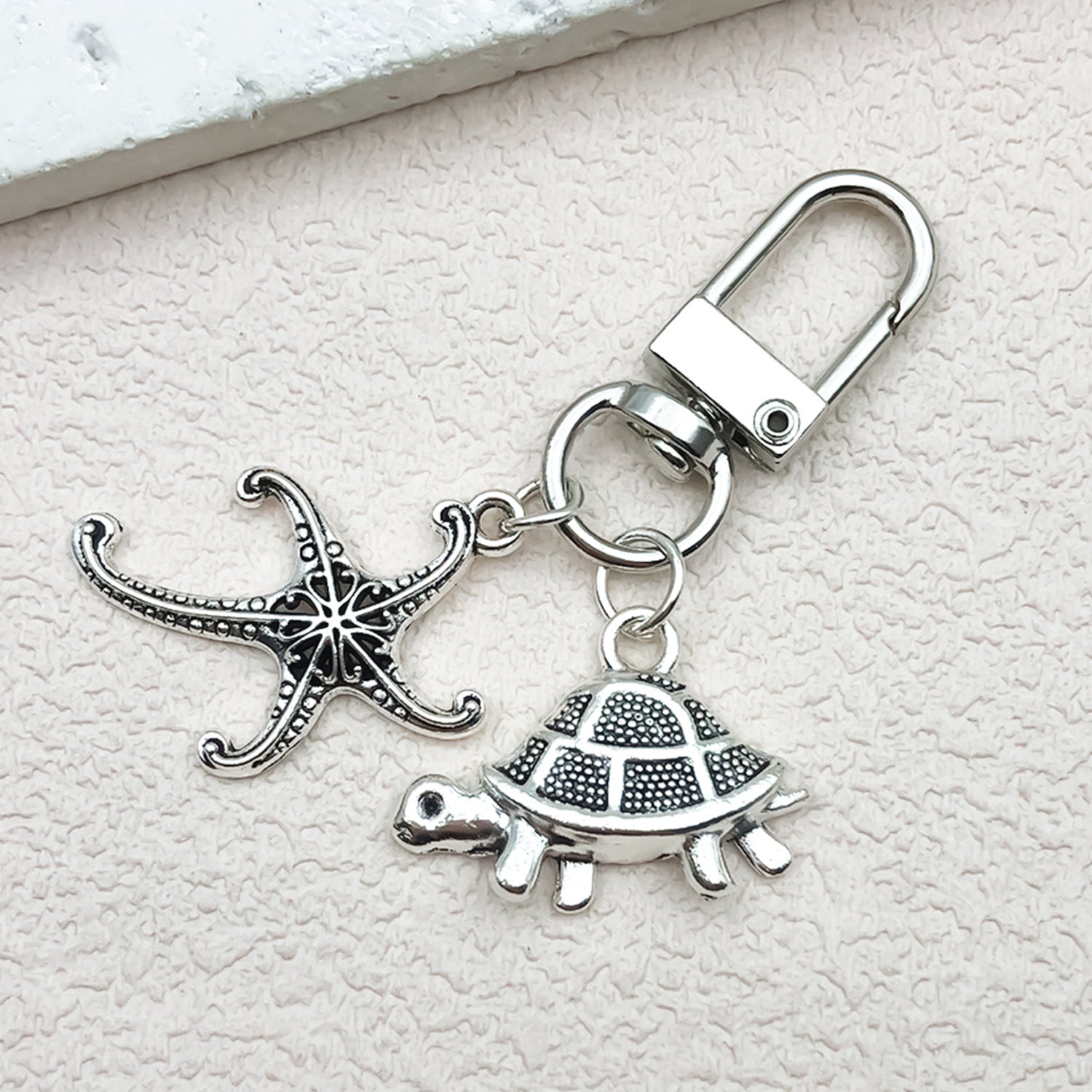 Zinc Alloy Octopus Turtle Starfish Conch Fish Charm Pendant for DIY Bracelet Necklace