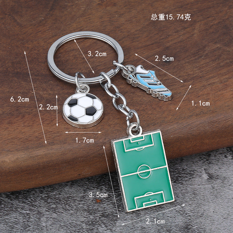 Badminton Shuttlecock Zinc Alloy Keychain Gift for Friends and Awards
