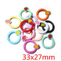 Mixed Color Split Ring and Clasp Components in Nine Styles view 9