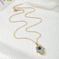 Rhinestone Hamsa Evil Eye Keychain Necklace Four Styles view 4