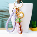 Pearl Pea Pod Keychains with Braided and Bare Wrist Loop Options view 10