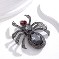 Pink Gold Tone Spider Crystal Four Designs Metal Brooch Pin view 5