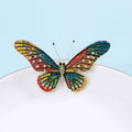 Stained Glass Style Butterfly Brooch in Three Colorways view 5