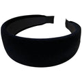 Wide Padded Velvet Headbands Yellow Coffee Blue 3 Colors view 5