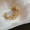 Gold Floral Leaves