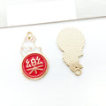 Red Spring Festival Metal Charms with 8 Listed Options view 6