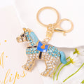 Rhinestone Horse Keychain Gold Clasp Five Color Options view 6