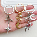 Celestial Charm Keychains Featuring Moon Across 20 Pictured Variations view 3