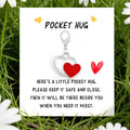 Pocket Hug Enamel Heart Clip Charm in Five Color Designs view 2