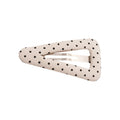 Fabric Geometric Snap Hair Clip Denim Plaid 3 Styles view 5