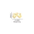 Colorful Enamel Bow Jewelry Components For DIY Earrings And Bracelets Charms view 3