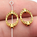 Oval Two-Loop Connector Beads in Six Size and Color Options view 7