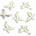 Enamel-Look And Pearl-Look Gold Silver Butterfly Pearl-look And Alloy Charms in 12 Styles view 11