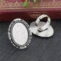Oval Cabochon Ring Blank Assortment Jewelry Making Components view 7