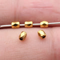 Tiny Faceted Spacer Beads in Six Distinct Metal Finishes view 7