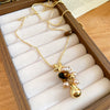 Gold Coffee Necklace