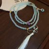 Blue Tassel Chain