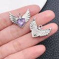 Metallic Heart Metal Keychains with 6 Listed Options view 9