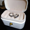 Silver Black Huggie