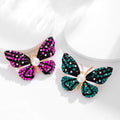 Pink Black Butterfly Two Designs Metal Brooch Pin for Jackets and Lapels view 4