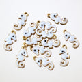 Tiny Colorful Enamel Seahorse Charms in Ten Options view 12