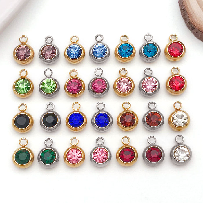 Metallic Birthstone Metal Charms with 91 Listed Options
