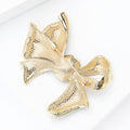 Striped Crystal Bow Brooch in Purple and Blue for Jackets and Scarves view 4