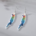 Photo Print Acrylic Animal Flower and Butterfly Hook Earrings view 12