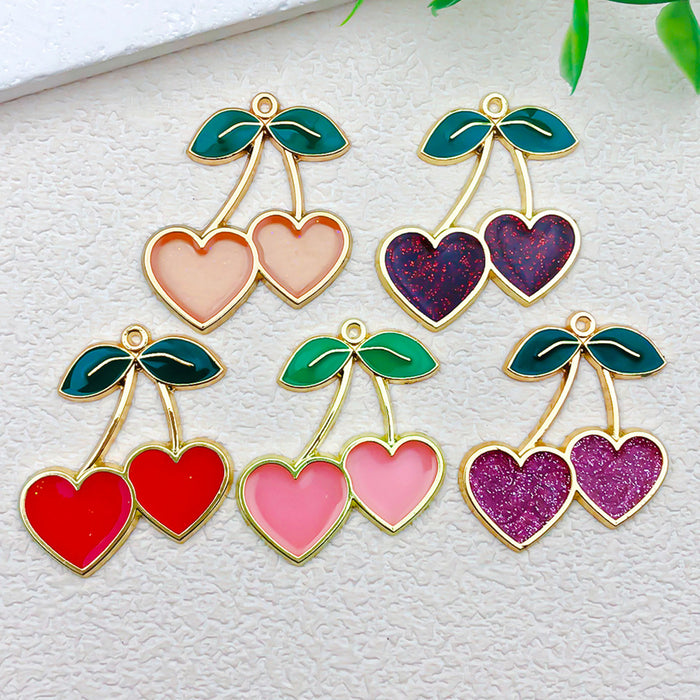 Metallic Cherry Metal Charms with 50 Listed Options
