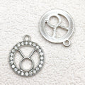 Metallic Zodiac Disc Metal Charms with 14 Listed Options view 9
