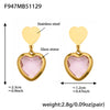 Pink Gold Hearts