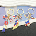 American Flag, Wing and USA Enamel Keychains, 8 Designs view 3