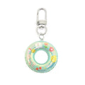 Printed Resin Swim Ring Clip Keychains in Eight Colors view 10