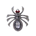 Pink Gold Tone Spider Crystal Four Designs Metal Brooch Pin view 8