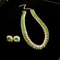 Thirteen Crystal Necklace And Stud Earring Sets In Assorted Colors view 9