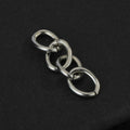 Metal Swivel Snap Hook Clasps and Four-Link Chain Findings Multi Finish view 9