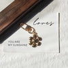 Gold Smiley Flower