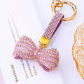 Bubble Pearl Crystal Bow Keychains in Five Colors plus Assorted Option view 9