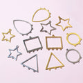 Stainless Steel Open Geometric Pendants in Twelve Shapes view 4