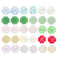 Four Leaf Clover Glass Beads in Fourteen Color Finishes view 5