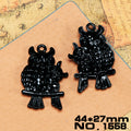 Black Alloy Animal Charm Assortment in Ten Designs view 6