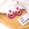 Fuchsia Semicircle