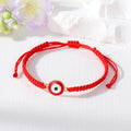 Red Cord Evil Eye Bracelets Adjustable Four Eye Colors view 7