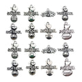 Alloy Metallic Sports Theme and Cheerleading Theme Metal Charms with 15 Listed Options view 8