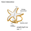 Gold Starfish Ring