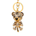 Jeweled Tiger Keychains in Three Pictured Character Designs view 5