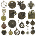 Yellow Clock Gear Metal Charms with 24 Listed Options view 5